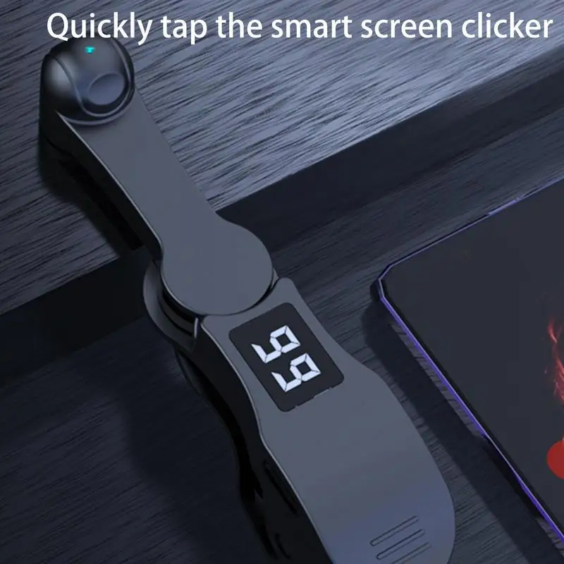 Auto Screen Clicker for Smart Phone Apps Video Live Streaming Gadget USB Simulator Smartphone Game Screen Touch Tripods Tapper