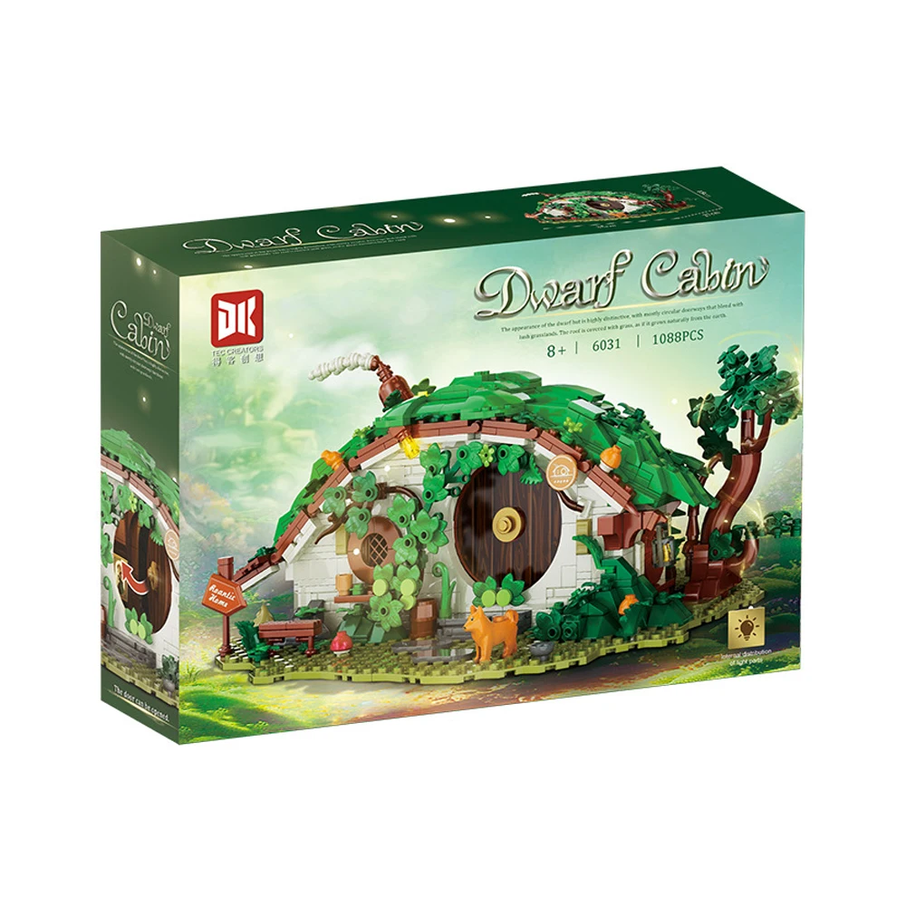 

В НАЛИЧИИ DK6031 MOC The Dwarf's Home Строительные блоки Кирпичи Модель Сборка DIY Игрушки для мальчиков Рождественский подарочный набор