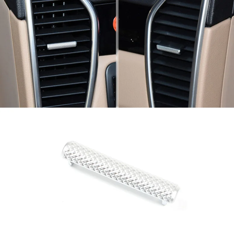 

For 17-21 year Cayenne air conditioner air outlet paddle, bright strip, air outlet swing control paddle decoration
