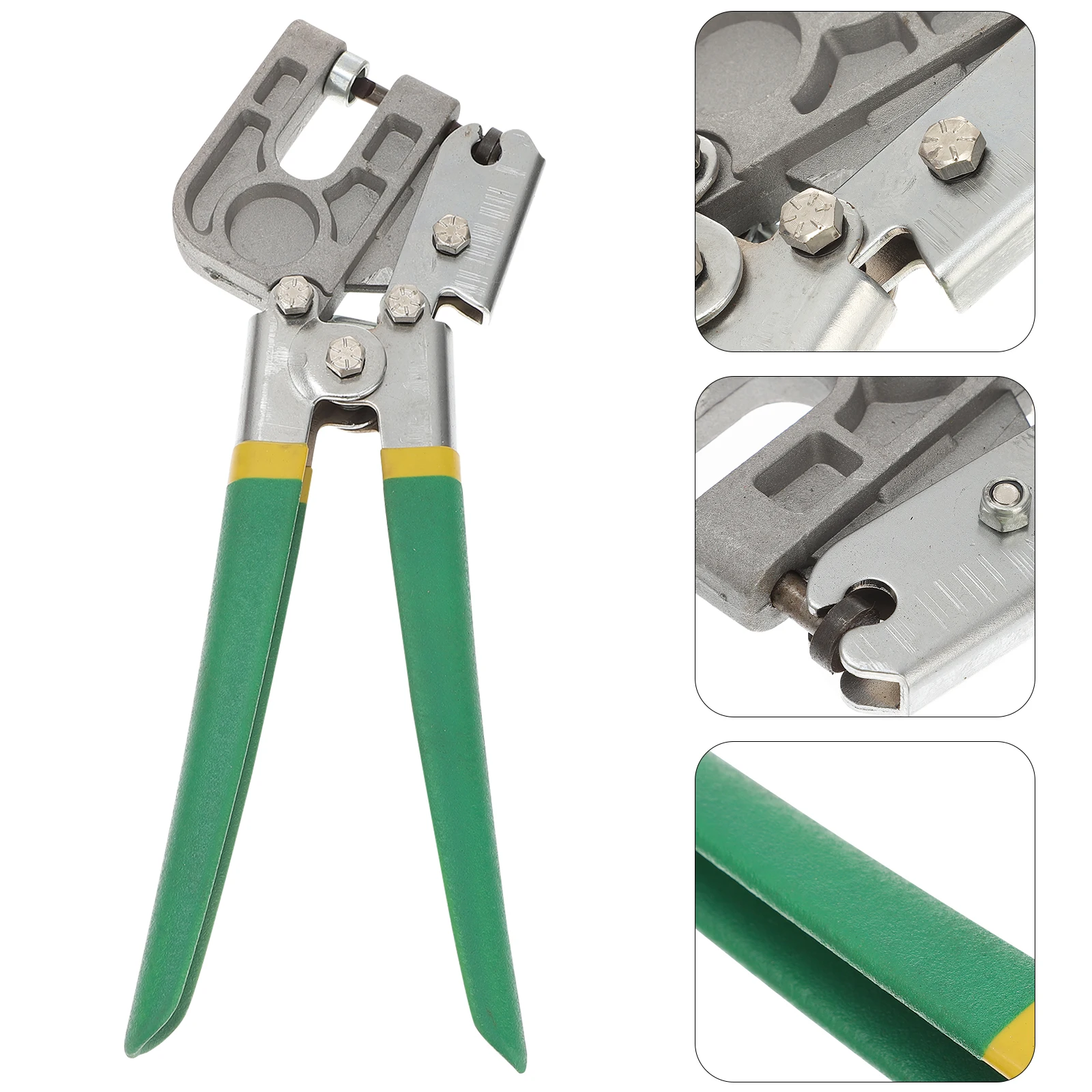 

1pc Stud Crimper Steel Keel Fastening Tool Ergonomic Non-Slip Handle One Hand Drywall Sheet Metal Connector No Drilling Riveting