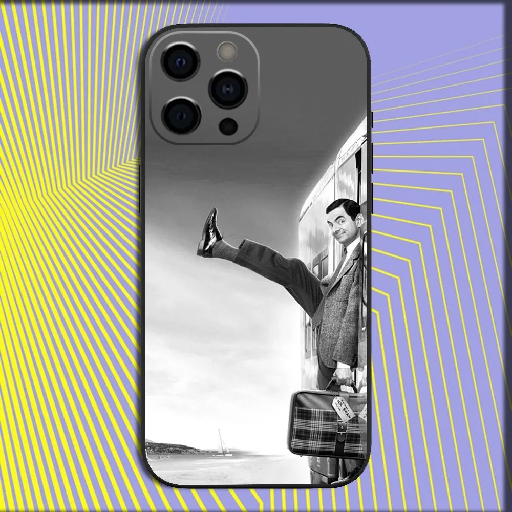 Funny Mr B-BeanS Phone Case For iPhone 16,15,14,13,12,11,Pro,X,XS,Max,XR,Plus,Mini Soft Black Cover