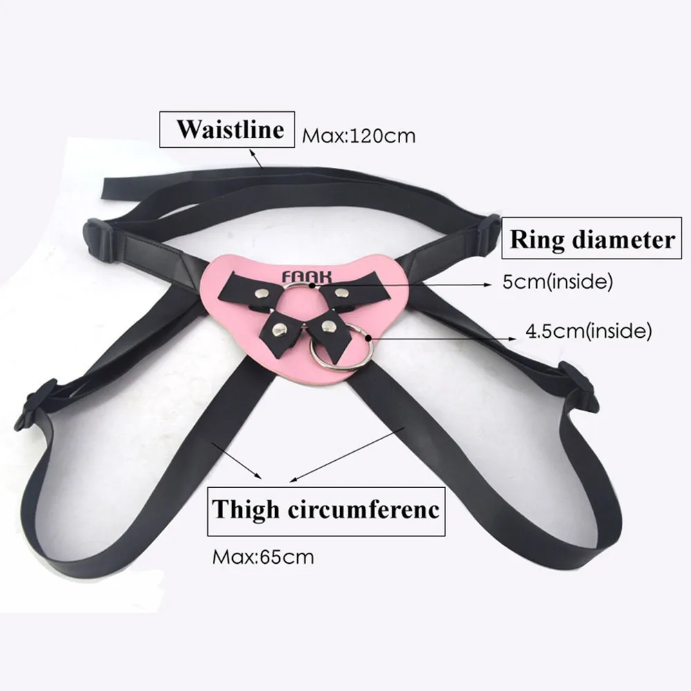 QKKQ Wearable Accessories Leather Strap On Dildo Penis Wearing Adjustable Harness Body Bondage Sex Toys For Women 18+ Adult Toy