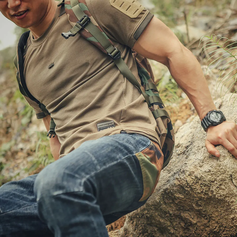 Emersongear Blue Label UMP Frogmen Sport T-Shirt Lightweight Quick Dry Running Long Sleeve Hunting Outdoor Urban Tshirt Hiking