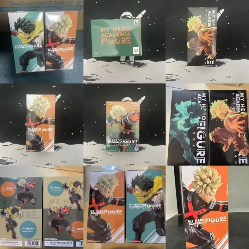 

Bandai Namco Banpresto в наличии My Hero Academia Midoriya Izuku Bakugou Katsuki фигурка Gigo около 15 см оригинальная модель игрушки в подарок