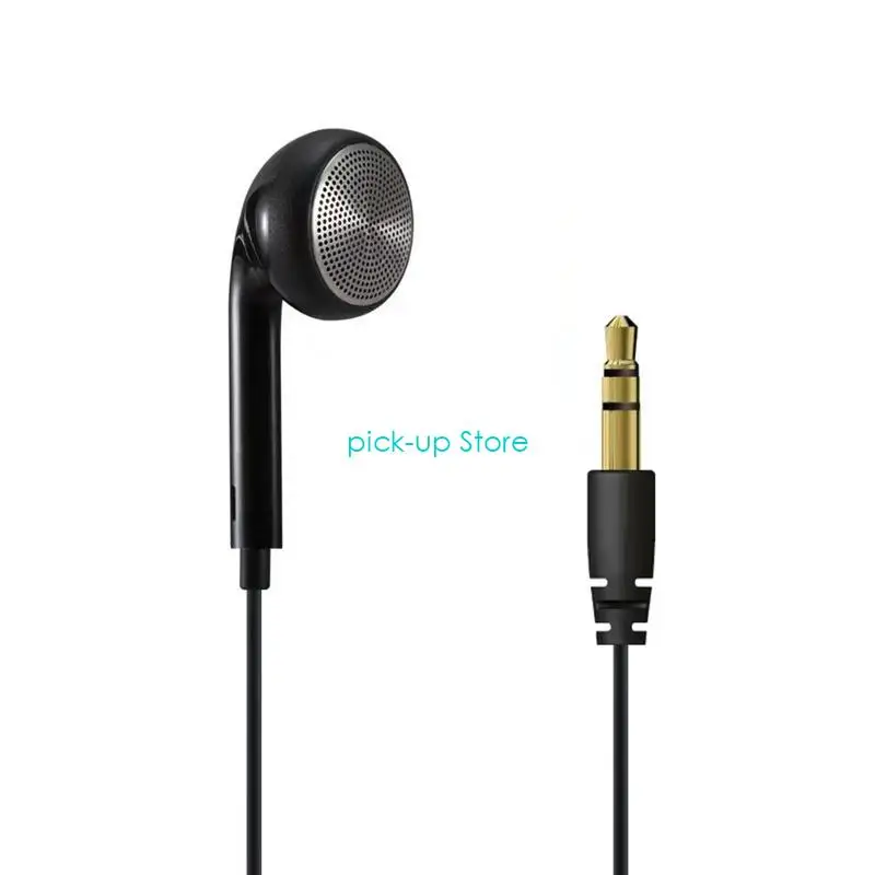 Q5WA إلغاء سماعات الأذن من أحادي الجانب الرياضية السلكية السلكية سماعات رأس المال Earphone Bass Heavy 3.5mm
