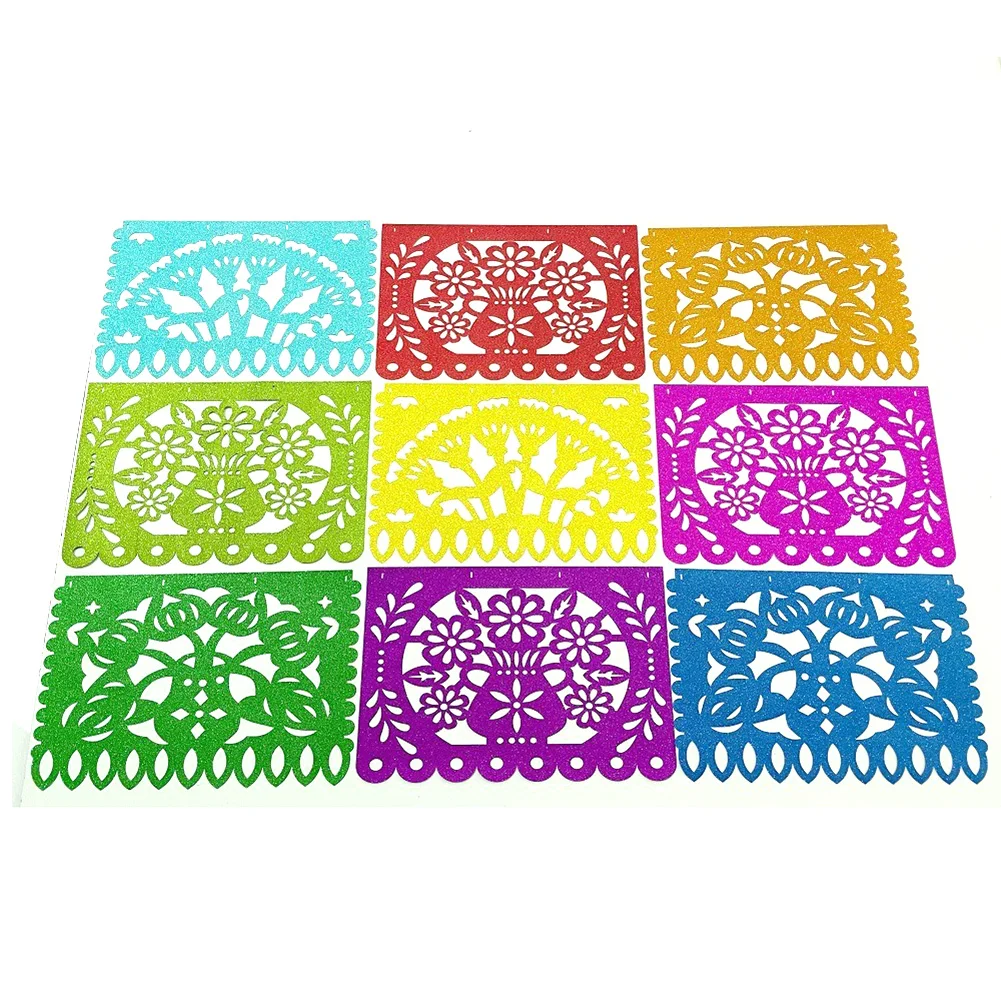 

Баннер-гирлянда для домашних вечеринок в мексиканском стиле, легко устанавливаемый, привлекательный декоративный флаг-баннер с предварительно прикрепленной веревкой