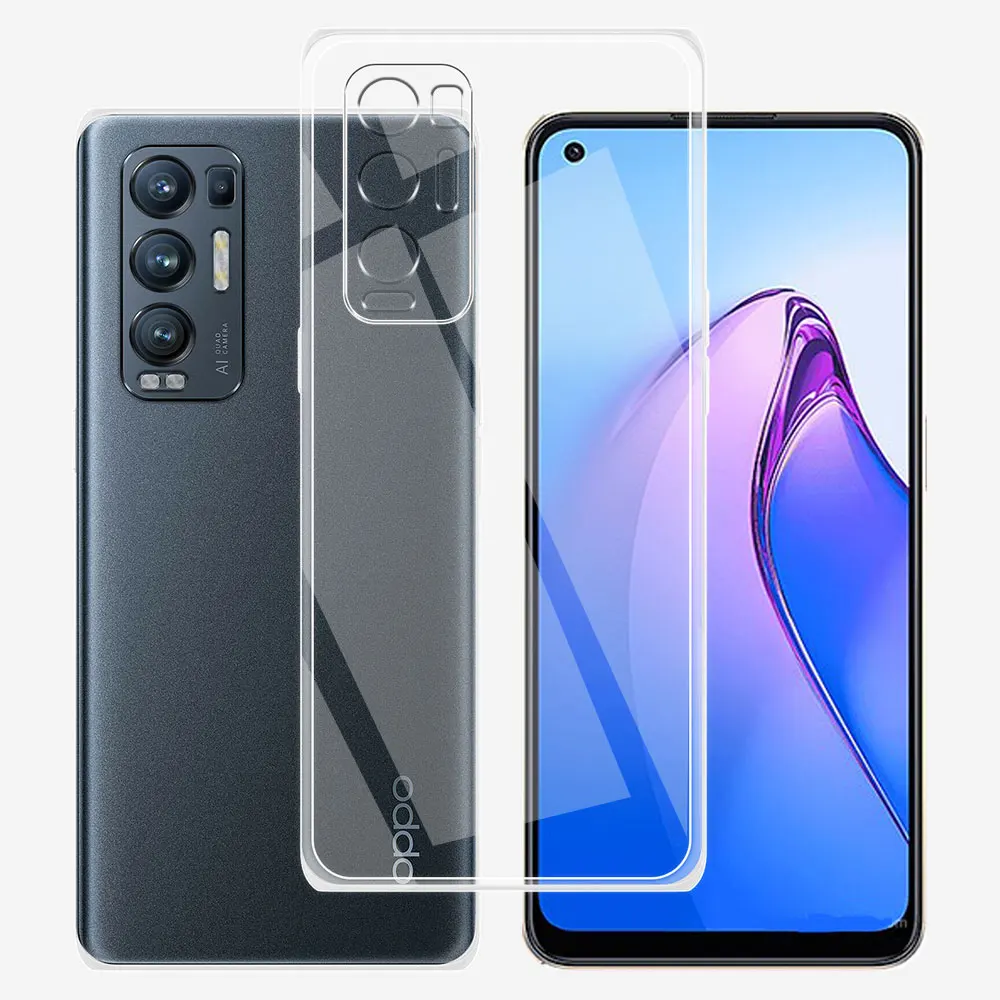 For Oppo Find X3 Neo Case Ultra Thin Silicone Soft TPU Clear Back Cover For Oppo Find X3 Lite Coque For OPPO Find X3 NEO Fundas