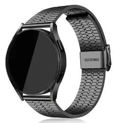 Cinturino in acciaio inossidabile per Samsung Galaxy Watch 7 6 5 4 44mm 40mm 5Pro 4 Classic 20mm 22mm bracciale Huawei GT 2 3 4 Pro 46mm Band