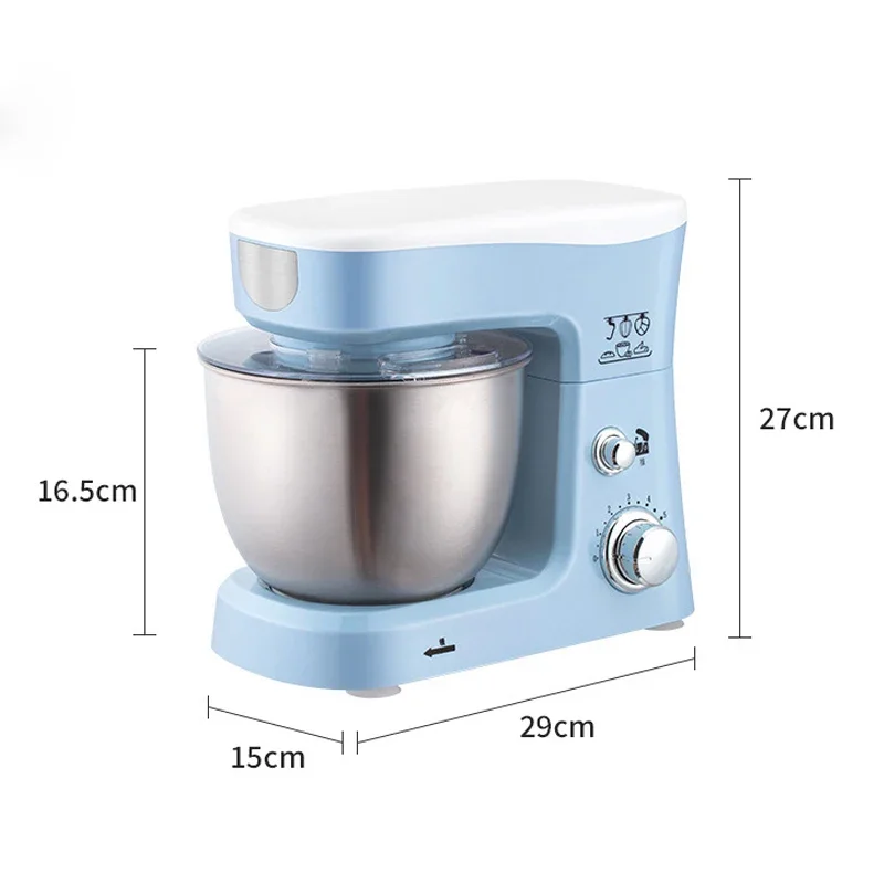 3.5L stainless steel bowl 4L vertical food mixer kneading flour bread egg beater