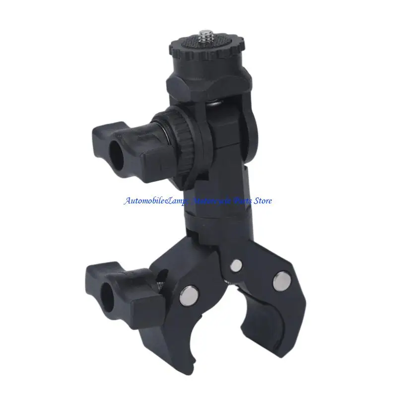 H7BD Satellite Device Plate Support, Jointed Aluminum Mounting Bracket with Position Adjustment for Recreational Vehicles