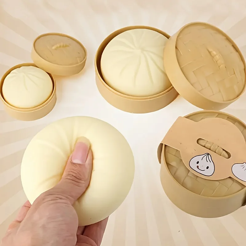 محاكاة زلابية مع قدر الغذاء البخاري مكافحة الإجهاد اسفنجي ألعاب متململة لينة العجين الكرة لعبة الضغط الحسي لمكتب الفصول الدراسية #1