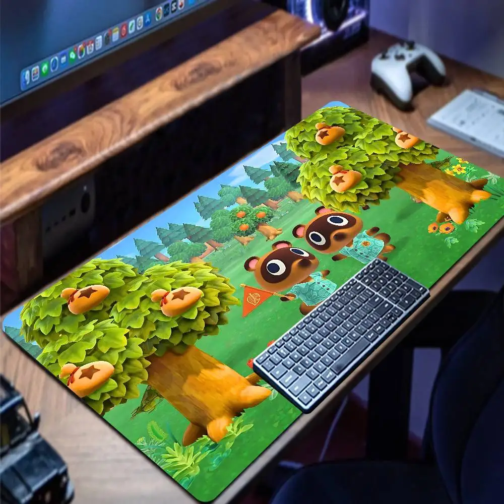 A-Animal C-Crossing Game Mousepad Premium-Mausmatte mit Verriegelungskante, Speed-Mauspad, Schreibtischunterlage mit ultrafeiner Oberfläche