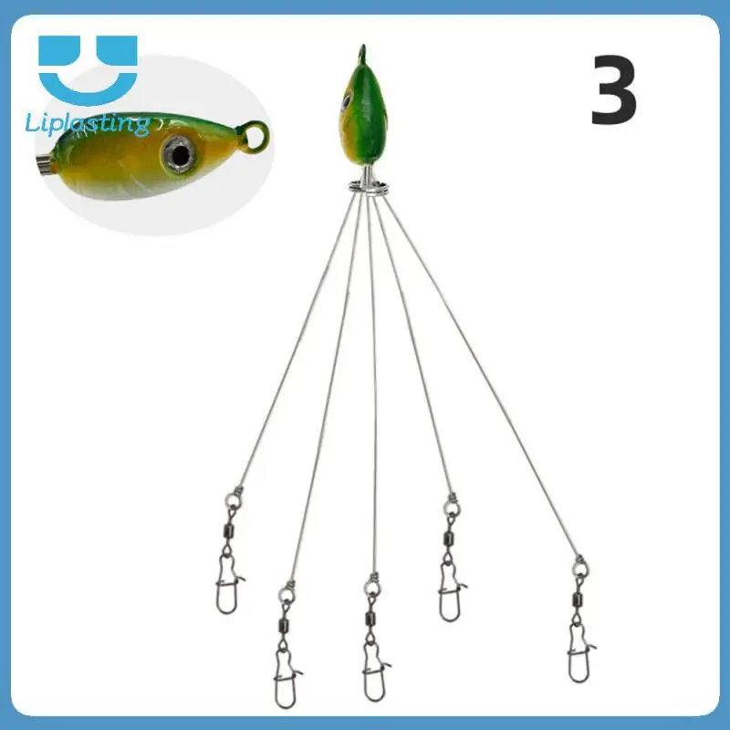 Fishing lure Rig Head Swimming Bait Umbrella Rig 5 Arms Bass Fishing Group Lure Extend Spinner Bait