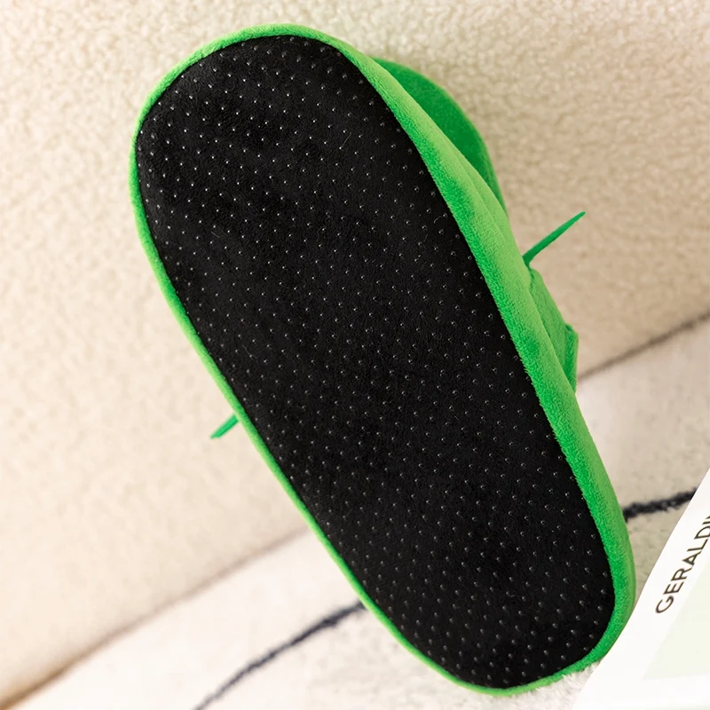 Family fun  green Open mouth crocodile home father and son 2024 new fashion comfortable non-slip slippers