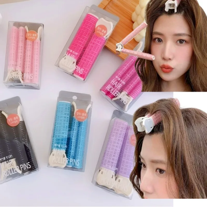 2-8 Uds. Clips esponjosos de raíz de cabello Natural horquillas rodillos de pelo rizado Culers flequillo pelos de peinado accesorio de cabello de estilo coreano