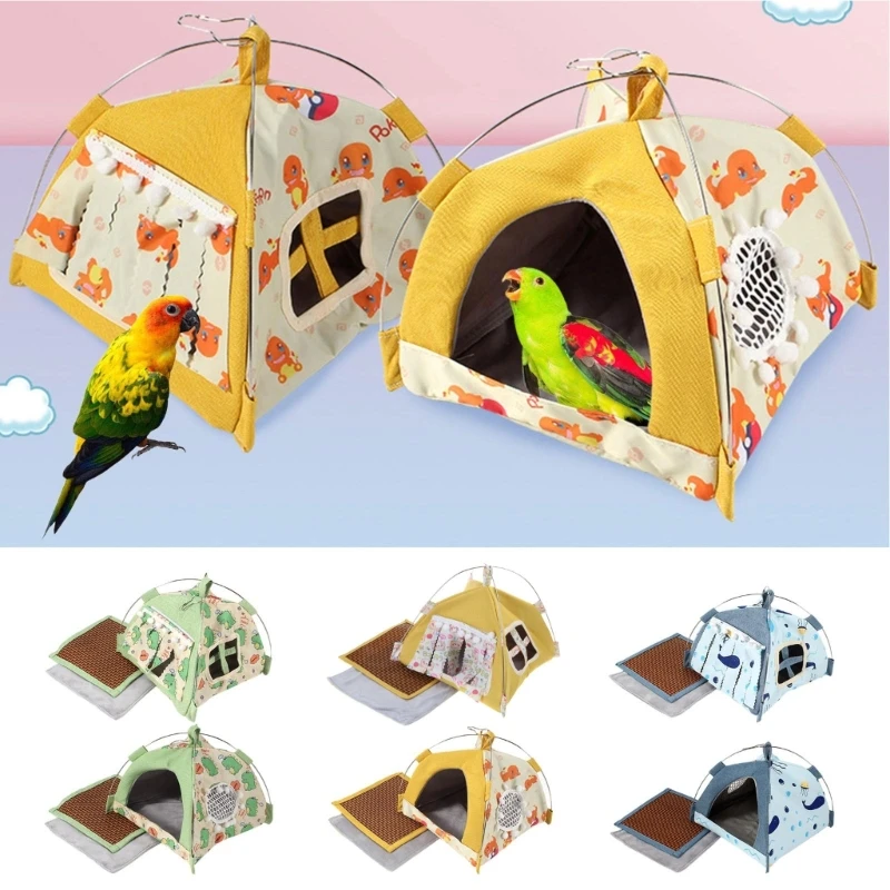 

Windproof Pet Bird Nest Parrots Cage House Hangable Bird Cage Accessories Dropshipping