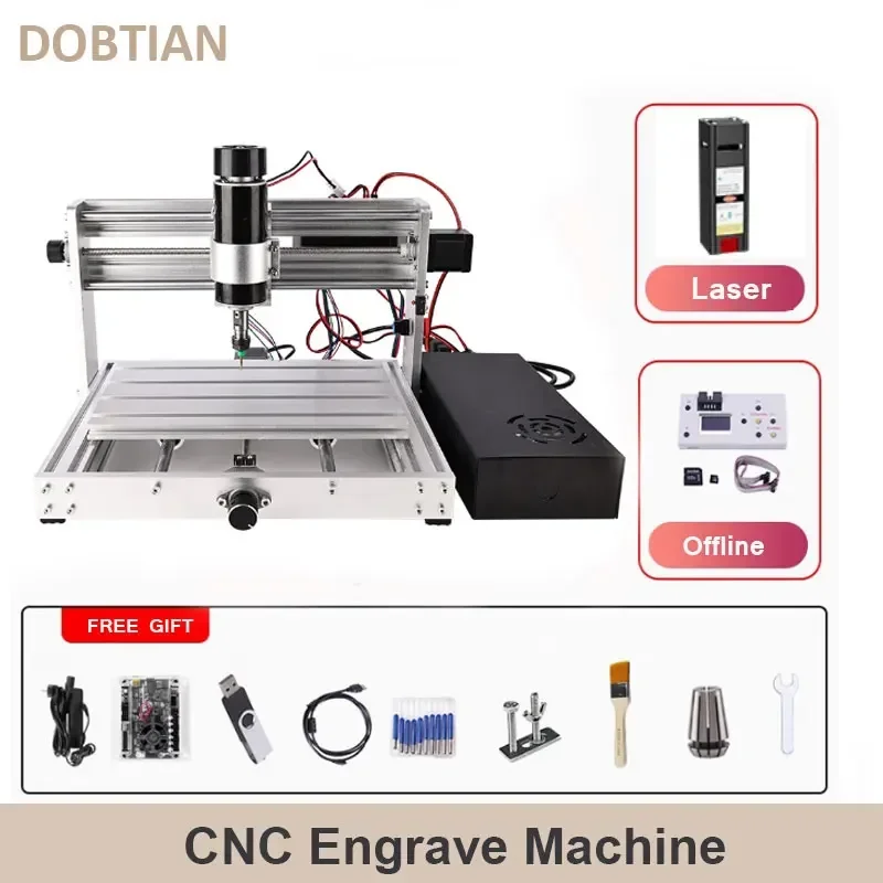 

3018 Pro Ultra CNC Router 500W All-Metal Engraver Machine Limit Switch E-Stop with GRBL Offline for Metal,Wood, Acrylic, PCB MDF