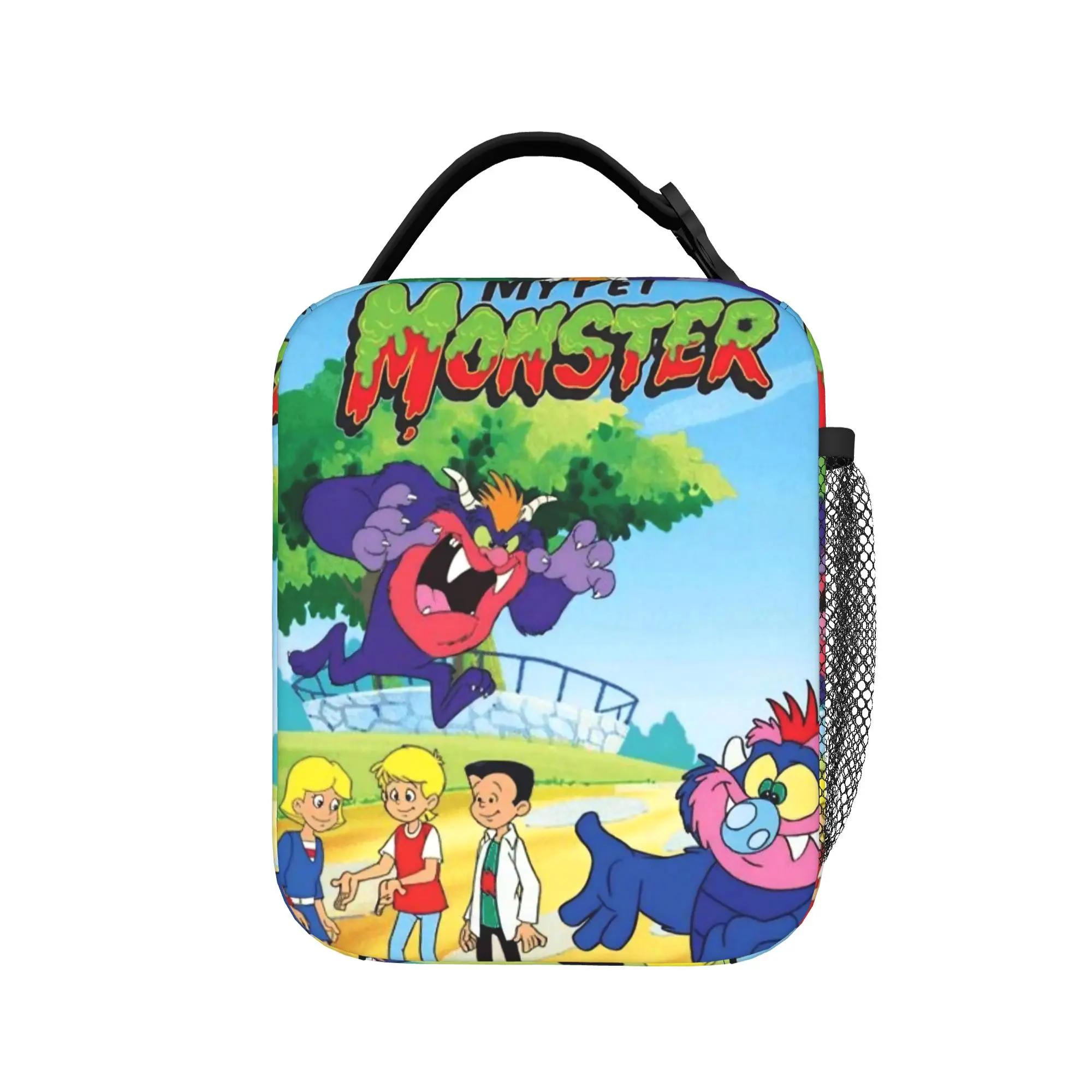 Lonchera My Pet Monsters, accesorios de dibujos animados, caja de almacenamiento de alimentos, diseño único, caja térmica tipo Bento para el trabajo