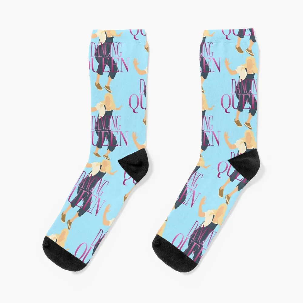 Donna Dancing Queen Socks men cotton high quality halloween Socks Girl Men's