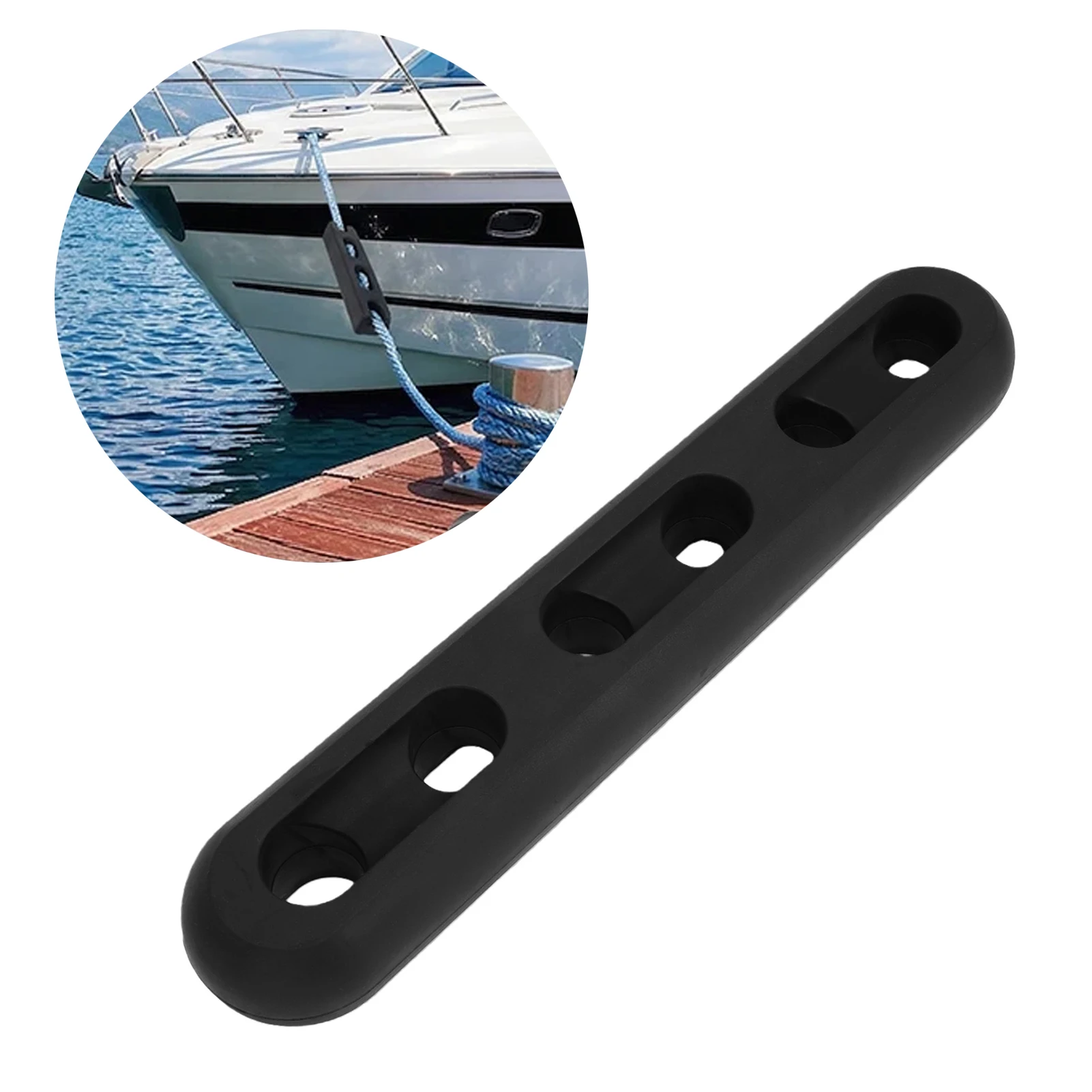 Boat Mooring Snubber 256mm Shock Absorbing Dock Line Shock Absorber for Ships Yachts Sailboats