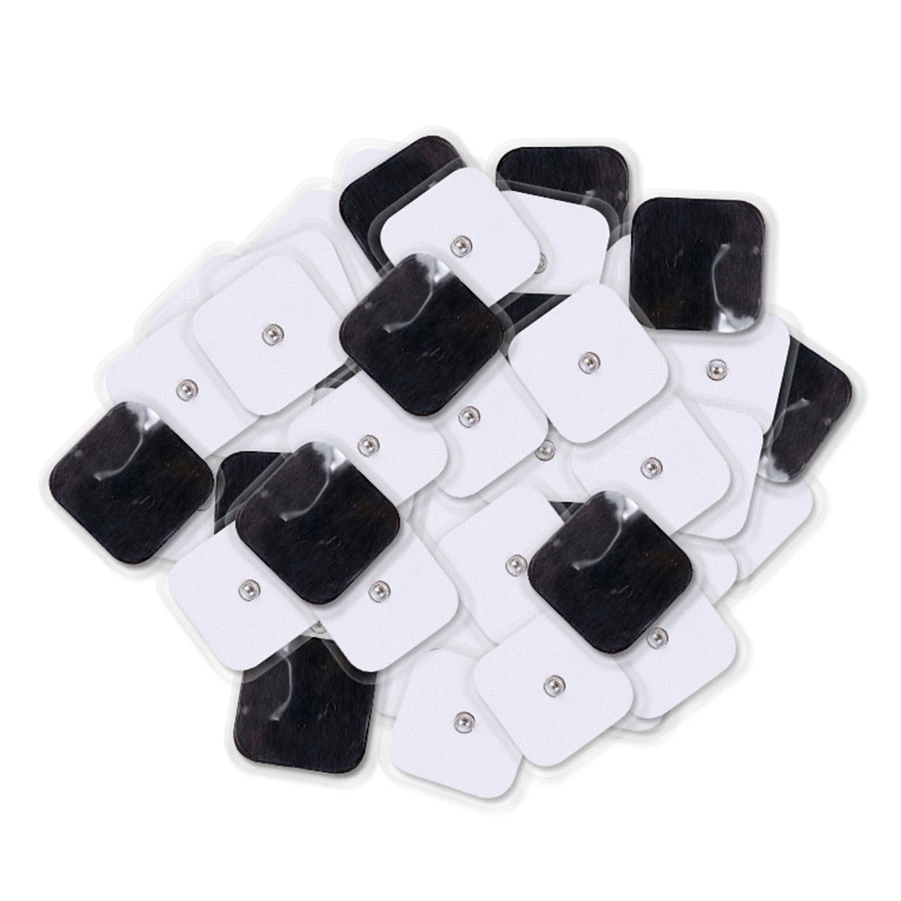 5x5cm TENS Eelctrode Pads Muscle Electrostimulation Patches Electrodes for Pulse Massager Self Adhesive EMS Pads