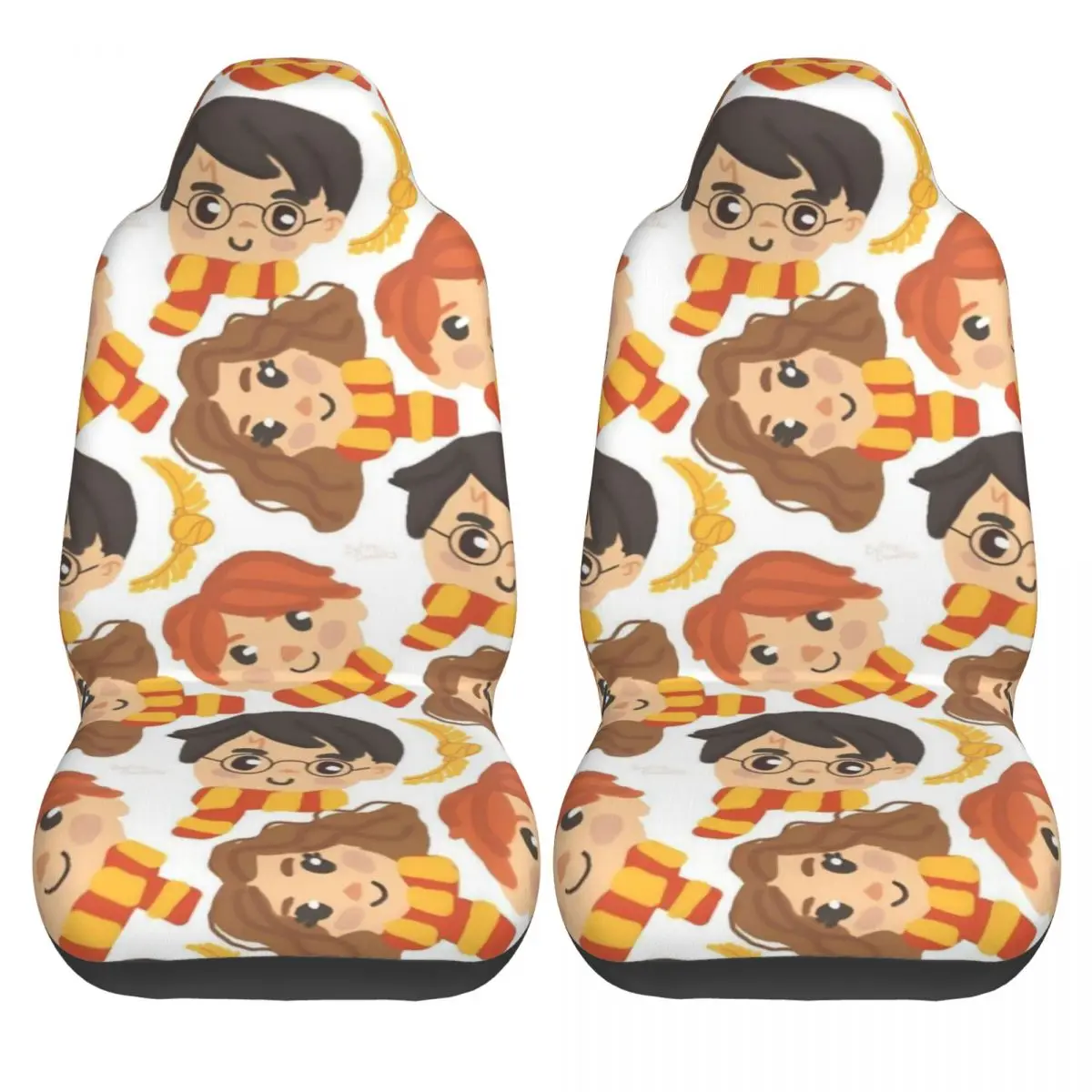 

H-arry Potters Car Seat Covers Two Pieces High Quality Auto Seat Covers Vehicle Polyester Comfort Cover