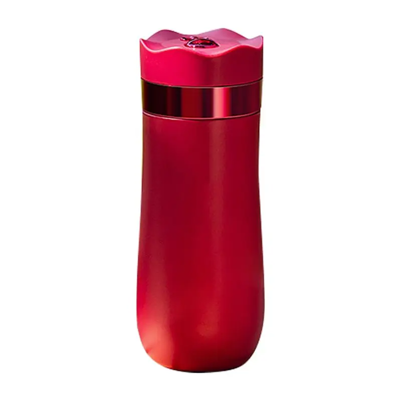 AA94-Portable French Press Travel Coffee Maker Double Walled Stainles Steel Vacuum Insulated Coffee Maker&Tea Maker 320ML