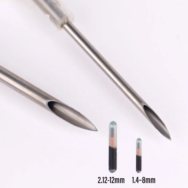 1/2/3/5Pcs Animal Chip Syringe ISO11784/85 FDX-B RFID ID Implanted Chip Pet Identification Cat Dog 1.25*7mm/1.4*8mm/2.12*12mm view 6