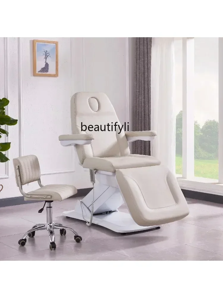 Beauty Salon Spa Micro-Integral Injection Electric Lift Care Bed Constant Temperature Heating Tattoo Couch Massage