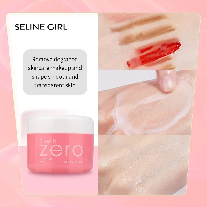 Balsam oczyszczający 3 w 1: Łatwo usuwa makijaż z oczu, ust i twarzy w jednym kroku, delikatne oczyszczanie