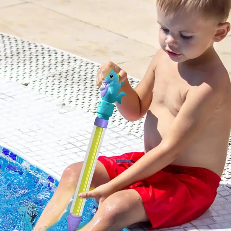 Water Squirter Shark Pull-out Outdoor Water Toys Soaker Water Toy Pool Party Game Water Sprayer For Kids And Adults Great For