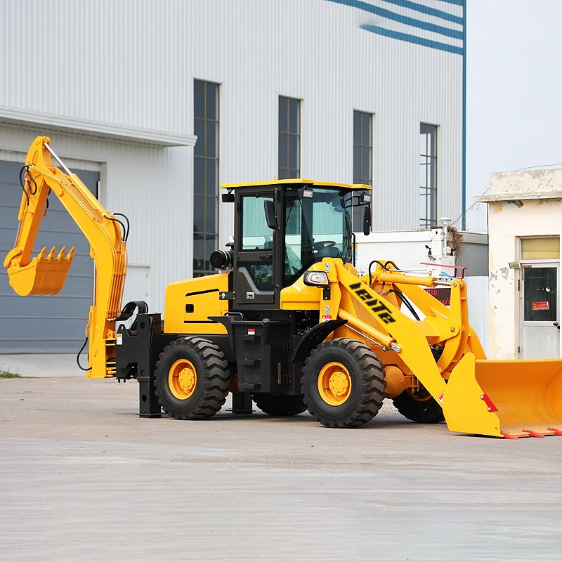 CE EPA Earth-Moving Machinery Cheap New Small Mini Towable Backhoe Loader Excavator customized