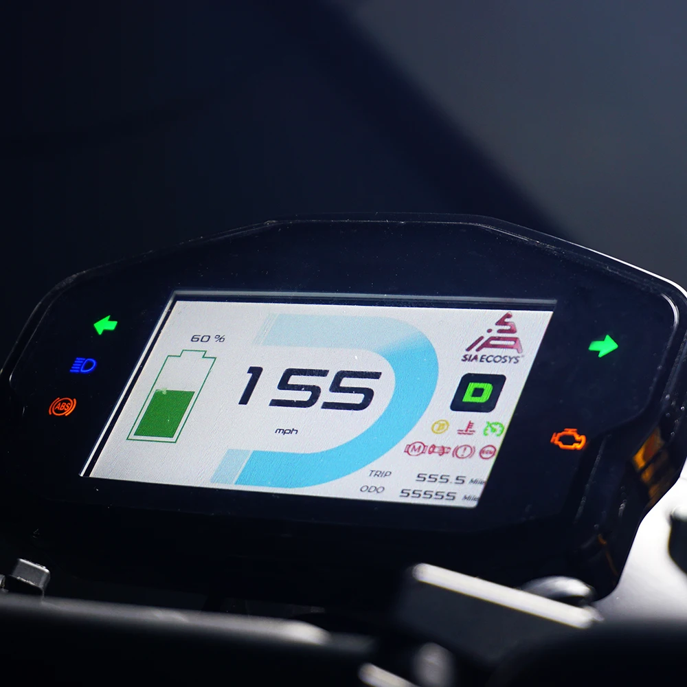 SIAECOSYS NEW DKD 061 TFT with CAN-BUS Communication Electric Scooter Optional Instrument LCD Display Speedometer