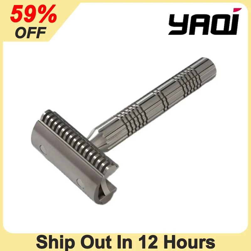 

Yaqi Raw Color 316, регулируемая опорная пластина из нержавеющей стали, профессиональная безопасная бритва для мужчин, тяжелая бритва в стиле минимализм