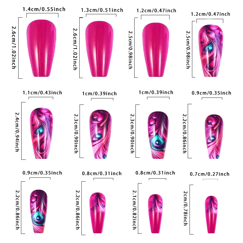 Winter 3D Flower Ballerina Press On Nails Set Long Glossy Coffee Brown False Nails With Golden Floral Accents Fake Nails Set