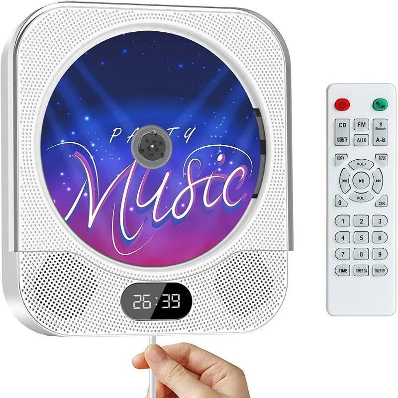 

Wall mounted CD player CD player Smart bluetooth speaker English Prenatal education machine