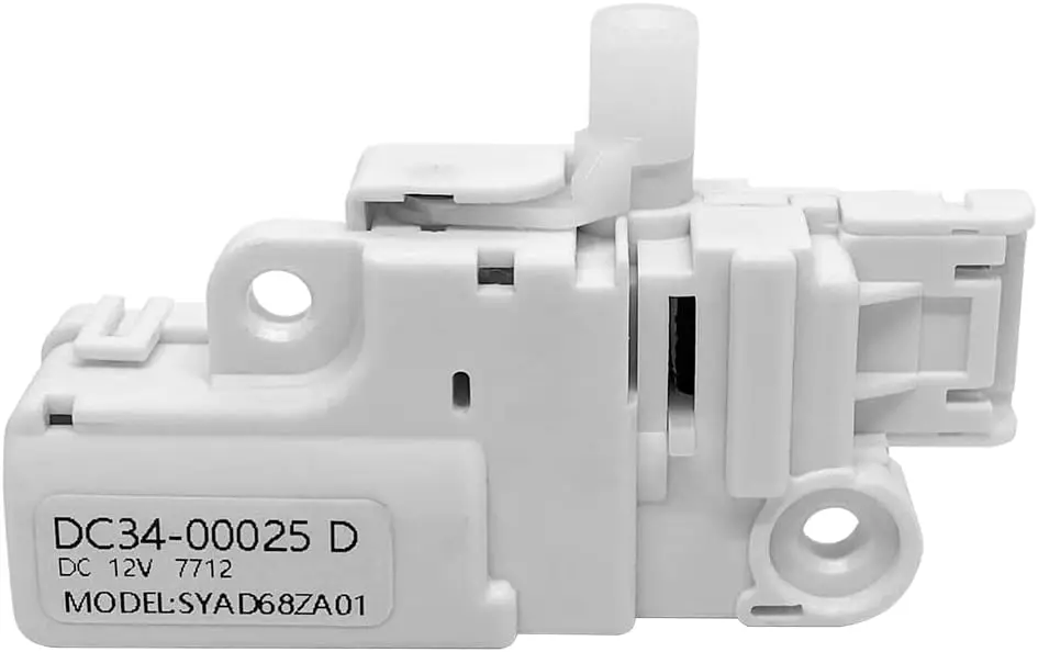 DC34-00025D DC12V Washer Washing Machine Door Lock Switch Replacement for Samsung WW90K74150OX/WW90K74150SC/WW90K74150O