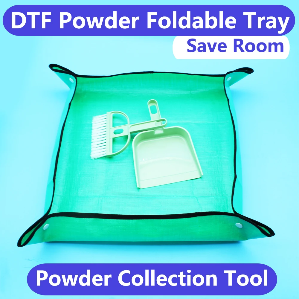 Foldable DTF Powder Shake Tray Collection Tool Hot Melt Powder Shaker Collector DTF PET Film A3 A4 Adhesive Sublimation Holder