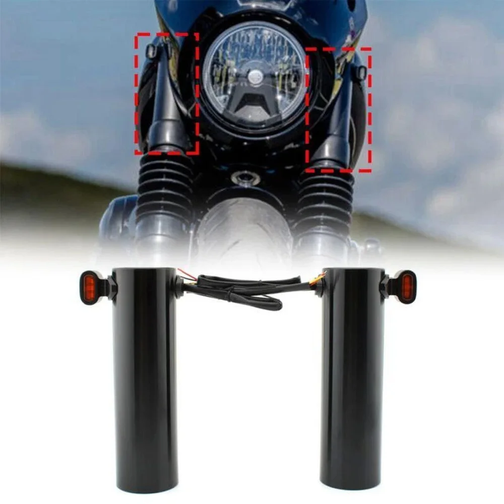 

Motorcycle Front Fork Gaiters Cover Boot Shock Turn Signal For Harley Davidson Nightster 975 2022 2023 Nightster975 RH975 RH 975