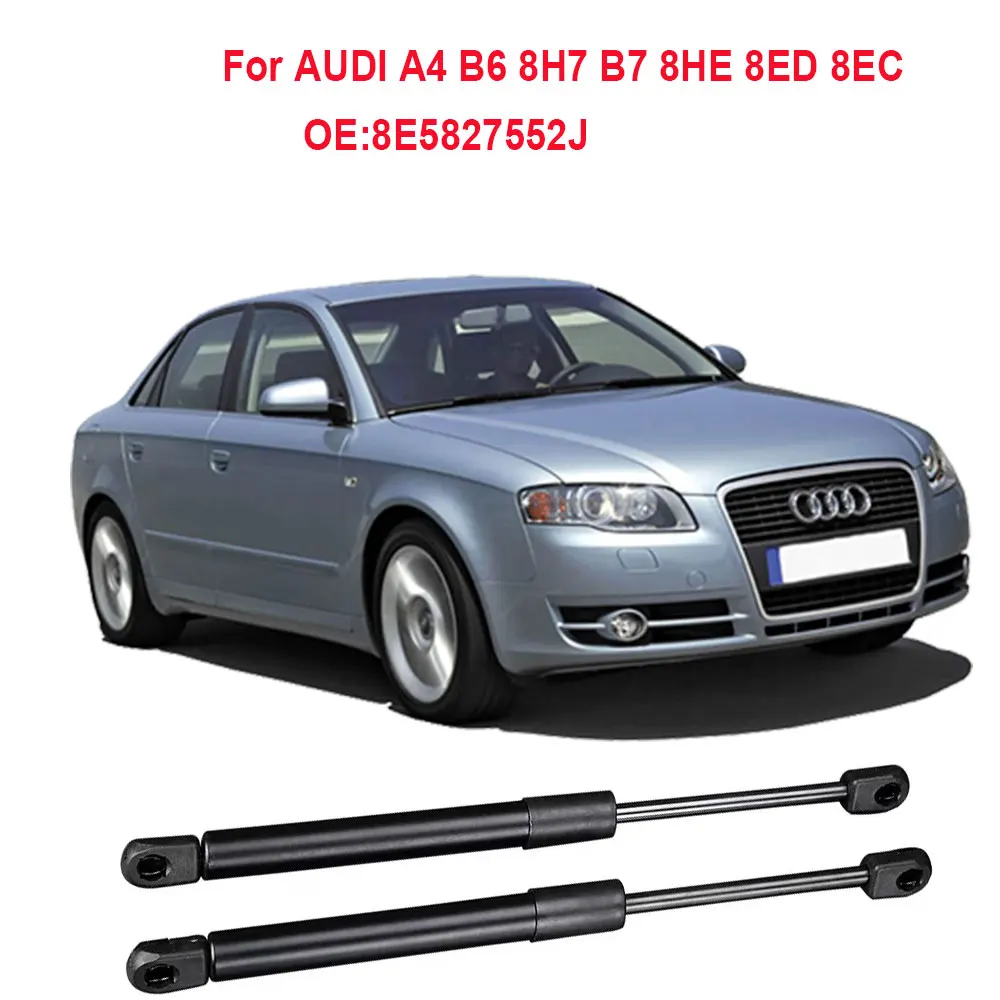 Image of 2X Heckklappen-Gasfedern für AUDI A4 B6 Cabrio 8H7 2002-2005 A4 B7 Kombi Avant Limousine 2004-2008