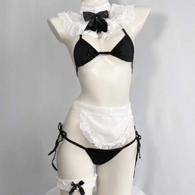 

Милый фартук, нижнее белье, костюм французской горничной, экзотическое нижнее белье Lenceria, порно, женская сексуальная одежда, ночное белье, студенческая эротическая униформа
