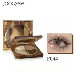 Joocyee 4 color eye shadow palette original nude color low saturation matte pearlescent matte peach gray pink taro palette