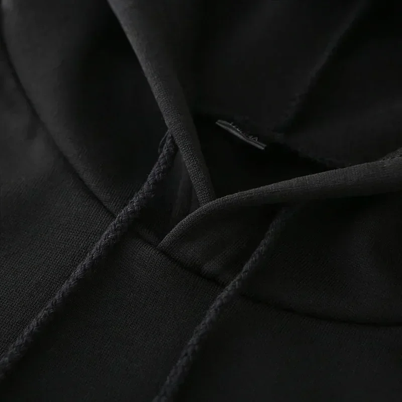 مضحك لطيف القط طباعة كم طويل المحاصيل القمم المرأة 90s الجرافيك آذان القط اقتصاص هوديس جميع المواسم عادية الجرافيك Y2k مقنعين