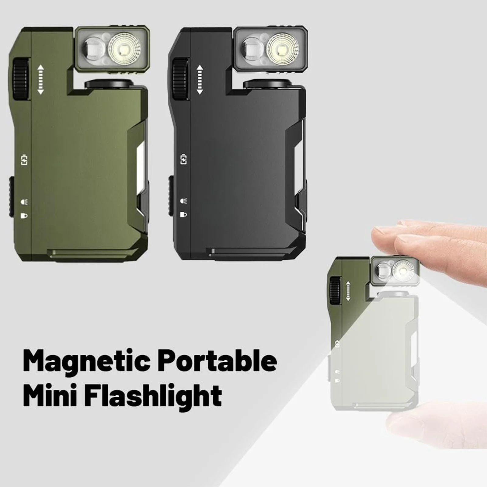 Pocket Mini Flashlights 400 Lumen Outdoor Camping Hiking Portable Torches for Backpacking Adventure Travel with LED Flashlight