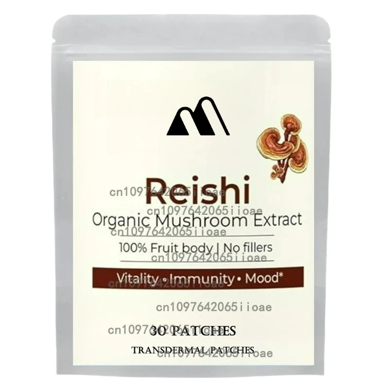 

30 Patches Organic Ganoderma Reishi Mushroom Powder Extract Transdermal Patches