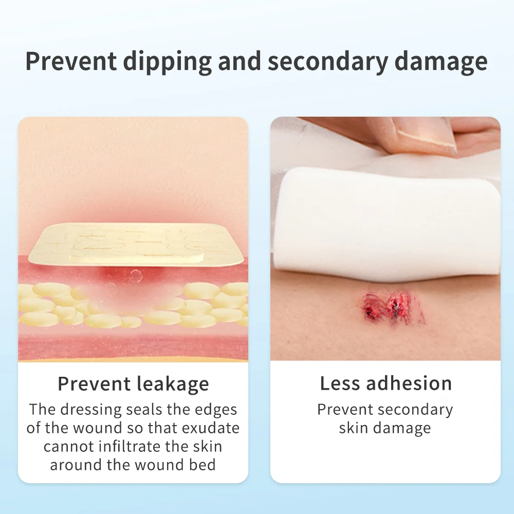 Medical Protective Foam Dressings For Wound Hydrocolloid Pressure Ulcer Patches Pressure Ulcer Exudate 3420 Medical Health Care