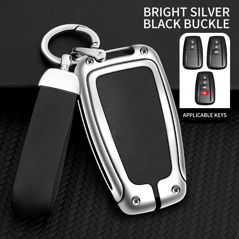 Autoschlüsselhülle Tasche Schutzhülle für Toyota CHR Prado 2017 2018 Prius Camry Corolla RAV4 2017 2018 2019 2020 Schutzzubehör – Detail 4