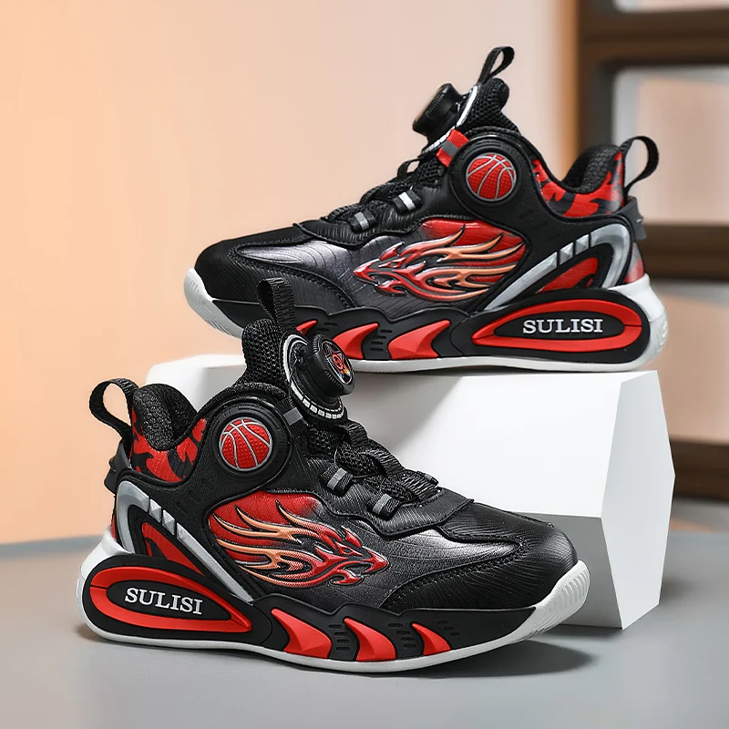 

Новый дизайн, детская спортивная обувь, кроссовки для мальчиков, осенние детские школьные кроссовки, легкие баскетбольные спортивные теннисные туфли для мальчиков