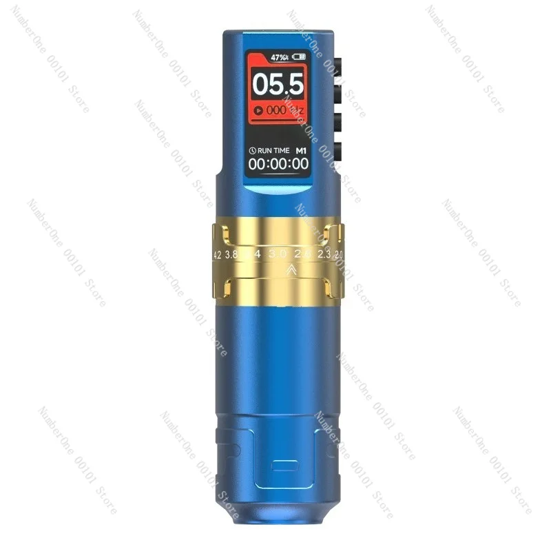 Adjustable Stroke Wireless Tattoo Pen Power Supply Rechargeable Battery Rotary Machine Professional PMU Beauty Tool Cordless