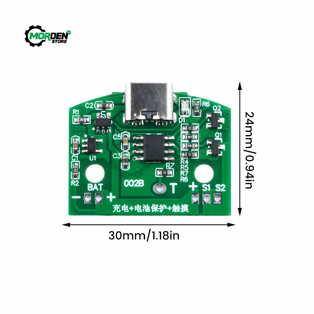 Type-C Table Lamp Circuit Board USB Charging Three Gear Stepless Dimming Led Touch Small Night Lamp Control Module